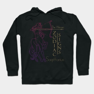 The woman Sagittarius Hoodie